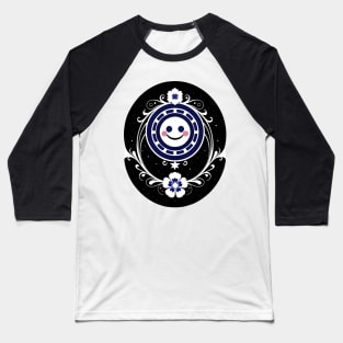 Meditation Smiley Face 02 Baseball T-Shirt